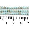 Synthetic Turquoise Beads Strands G-U004-02Q-5
