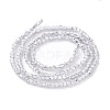 Transparent Electroplate Glass Beads Strands LS-GLAA-H021-01A-HP06-5