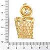 Brass Micro Pave Cubic Zirconia Pendants KK-S526-10G-E-3