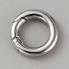 316 Stainless Steel Spring Gate Rings STAS-WH0033-35A-1