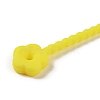 Flower Shape Silicone Cable Zip Ties AJEW-C034-01D-2