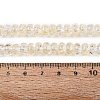 Crackle Transparent Glass Beads Strands GLAA-N069-02A-09-4