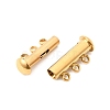 304 Stainless Steel Slide Lock Clasps STAS-F350-01B-G-2