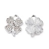 Alloy Crystal Rhinestone Pendants ALRI-C008-41P-1