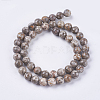 Natural Maifanite/Maifan Stone Beads Strands G-I187-8mm-01-3