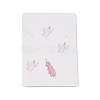 Rectangle Paper Necklace Display Cards CDIS-C004-05B-2