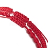 2Pcs 2 Style Natural Pearl Braided Bead Bracelets Set with Nylon Cord for Women BJEW-JB09141-01-6