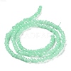 Baking Paint Imitation Jade Glass Bead Strands DGLA-A034-J4MM-A22-3
