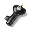 Natural Obsidian Pendants G-C274-05C-2