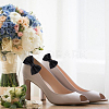 4Pcs 2 Colors Bowknot Detachable Rhinestone Shoe Buckle Clips FIND-GO0002-31-6