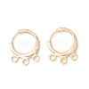 Brass Huggie Hoop Earring Findings KK-A158-02G-1