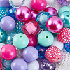 Colorful Acrylic Kid Chunky Beads Sets DIY-WH0257-51-3