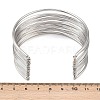 Spring 304 Stainless Steel Open Bangles for Women BJEW-K288-02B-P-2