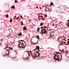 Diamond Shaped Cubic Zirconia Pointed Back Cabochons X-ZIRC-R004-10mm-03-1