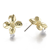 Alloy Stud Earring Findings PALLOY-N150-56-3