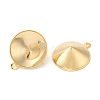 Ion Plating(IP) 304 Stainless Steel Pendant Pointed Back Rhinestone Settings STAS-U025-05E-G-2