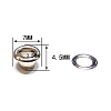 Brass Grommet Eyelet Findings PW-WG380A2-22-1