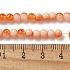 Crackle Glass Beads Strands GLAA-U001-4mm-10-4