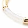 Acrylic Curved Tube Chunky Stretch Bracelet for Women BJEW-JB08123-5