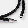 Braided Imitation Leather Cord Wrap Bracelets BJEW-L566-02A-3