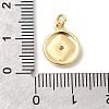 Brass Micro Pave Cubic Zirconia Pendants KK-Z135-05G-03-3
