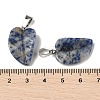 Natural & Synthetic Mixed Gemstone Pendants G-B127-01P-5