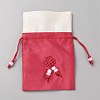 Rectangle Cloth Packing Pouches ABAG-WH0038-64D-1