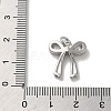 Rack Plating Brass Micro Pave Clear Cubic Zirconia Pendants KK-R158-05P-3