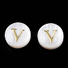 Natural Freshwater Shell Beads SHEL-N036-01V-2
