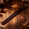 Alloy Cowhide Cord Bracelets for Women Men BJEW-WH20007-15A-4