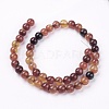 Natural Agate Bead Strands X-G-R173-8mm-05-2