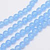 Natural & Dyed Malaysia Jade Bead Strands G-A146-6mm-A20-3