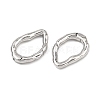 SHEGRACE Brass Spring Gate Rings XGRQ58021-761P-2