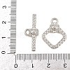 Brass Toggle Clasps KK-G548-34D-P-4