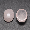 Oval Natural Rose Quartz Cabochons G-K020-30x22mm-07-2