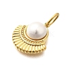 304 Stainless Steel Pendants STAS-Q337-13G-2