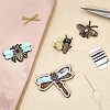 CHGCRAFT 4Pcs 4 Style Cloth Sew on Patches DIY-CA0005-10-4