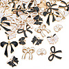40Pcs 10 Styles Alloy Enamel Pendants ENAM-TA0009-03-3