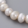 Natural Cultured Freshwater Pearl Beaded Bracelets BJEW-JB04997-3