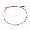 Glass Seed Beaded Braided Bracelets WV7941-9-1