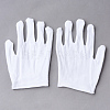 Cotton Gloves AJEW-R061-02-1