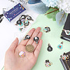 SUNNYCLUE 20Pcs 10 Style Alloy Enamel Pendants ENAM-SC0003-45-3