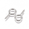 Tarnish Resistant 304 Stainless Steel Screw Eye Pin Peg Bails STAS-L234-165B-P-1