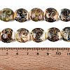 Handmade Gold Sand Lampwork Beads Strands LAMP-Q041-03-4