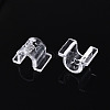 Transparent AS Plastic Base Buckle Hair Findings FIND-T064-004A-01-2