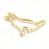 Zinc Alloy Open Back Bezel Pendants LS-PALLOY-D199-11G-2