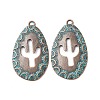 Tibetan Style Alloy Pendants FIND-B055-02C-1