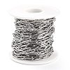 Tarnish Resistant 304 Stainless Steel Paperclip Chains CHS-H031-02P-3