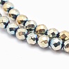 Electroplate Non-magnetic Synthetic Hematite Beads Strands G-L486-A-19-2