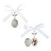 316 Surgical Stainless Steel Locket Pendants PALLOY-FH00049-1